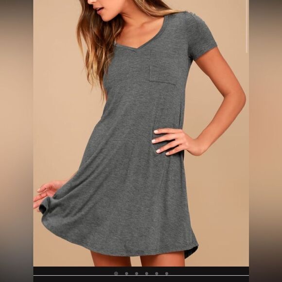 Lulus Dresses & Skirts - LULU’S Shirt Dress 🩶